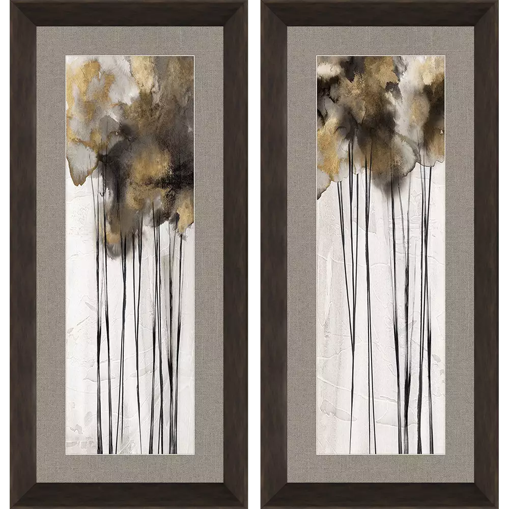 FALL TREES-SET OF 2